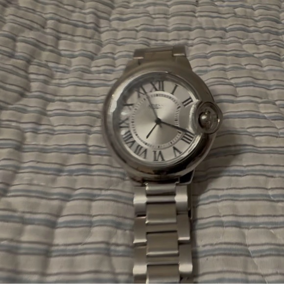 Men’s Adesso Art Deco ss quartz watch, 39mm, light scratches - Picture 2 of 7